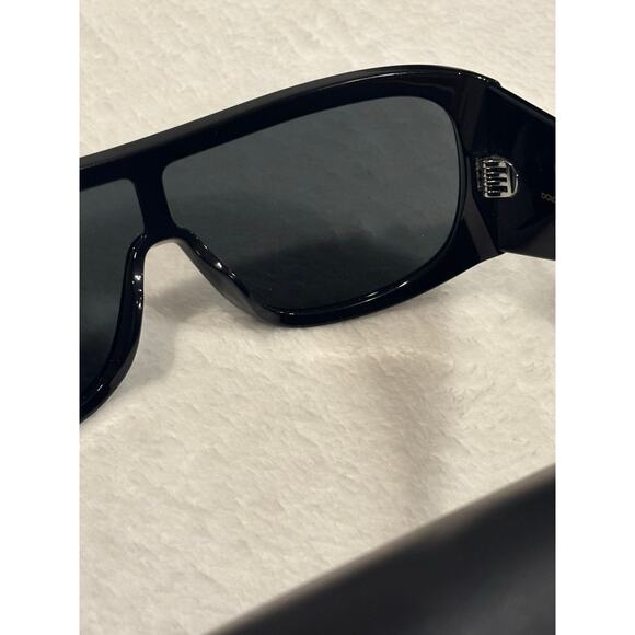 New Dolce & Gabbana Sunglasses - Black Shields DG4454 501/87 Size 30-130*3N main image 7